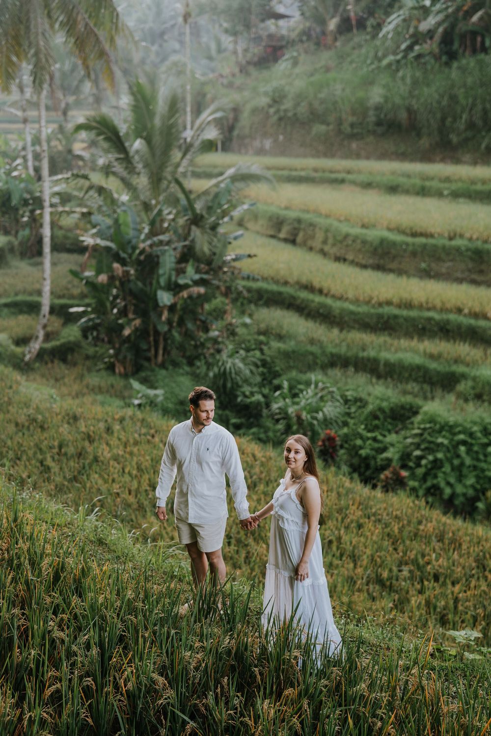 Romantic couple photoshoot at Ceking Rice Terrace