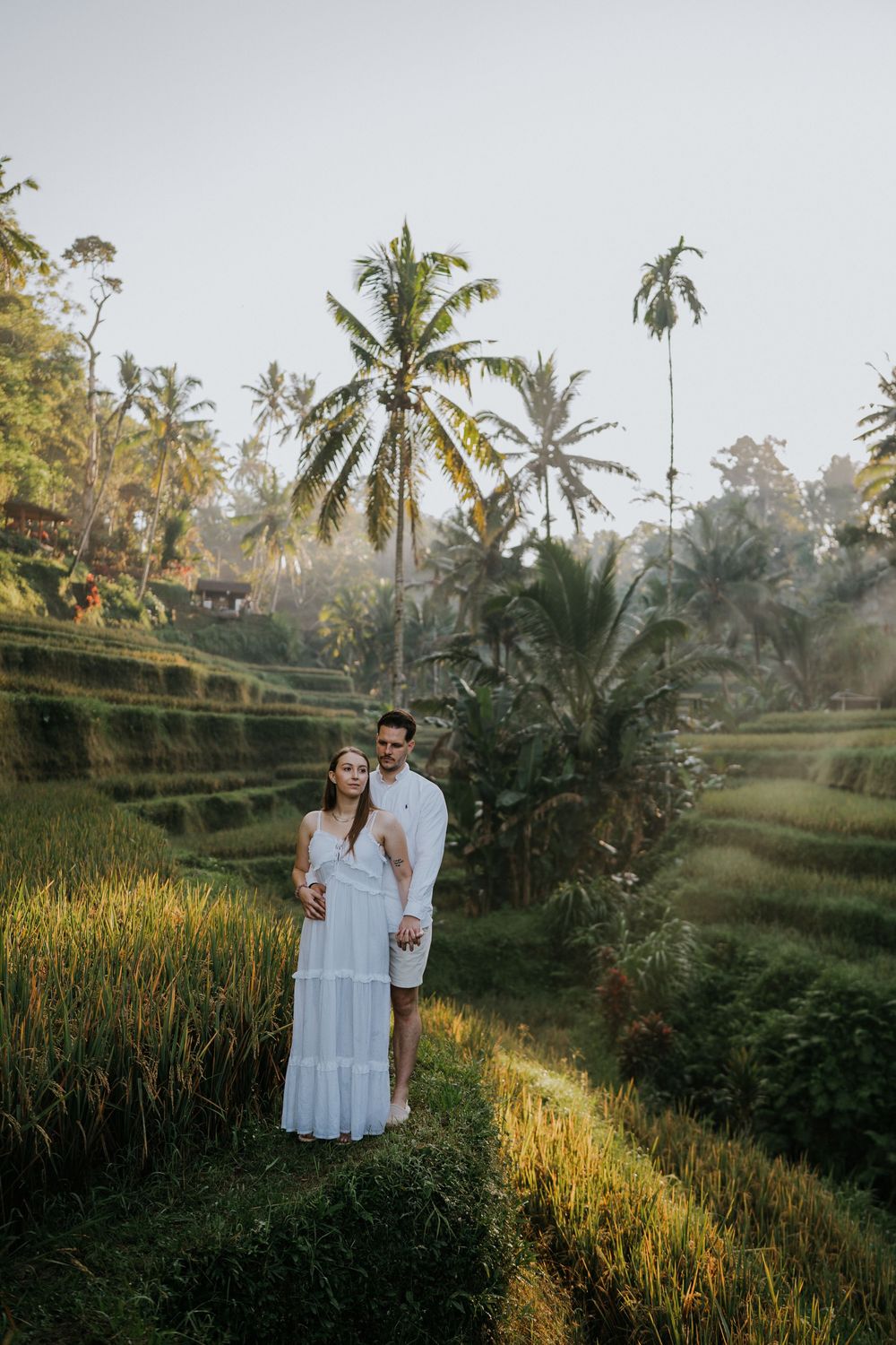 Natural couple photography at Ceking Rice Terrace Bali
