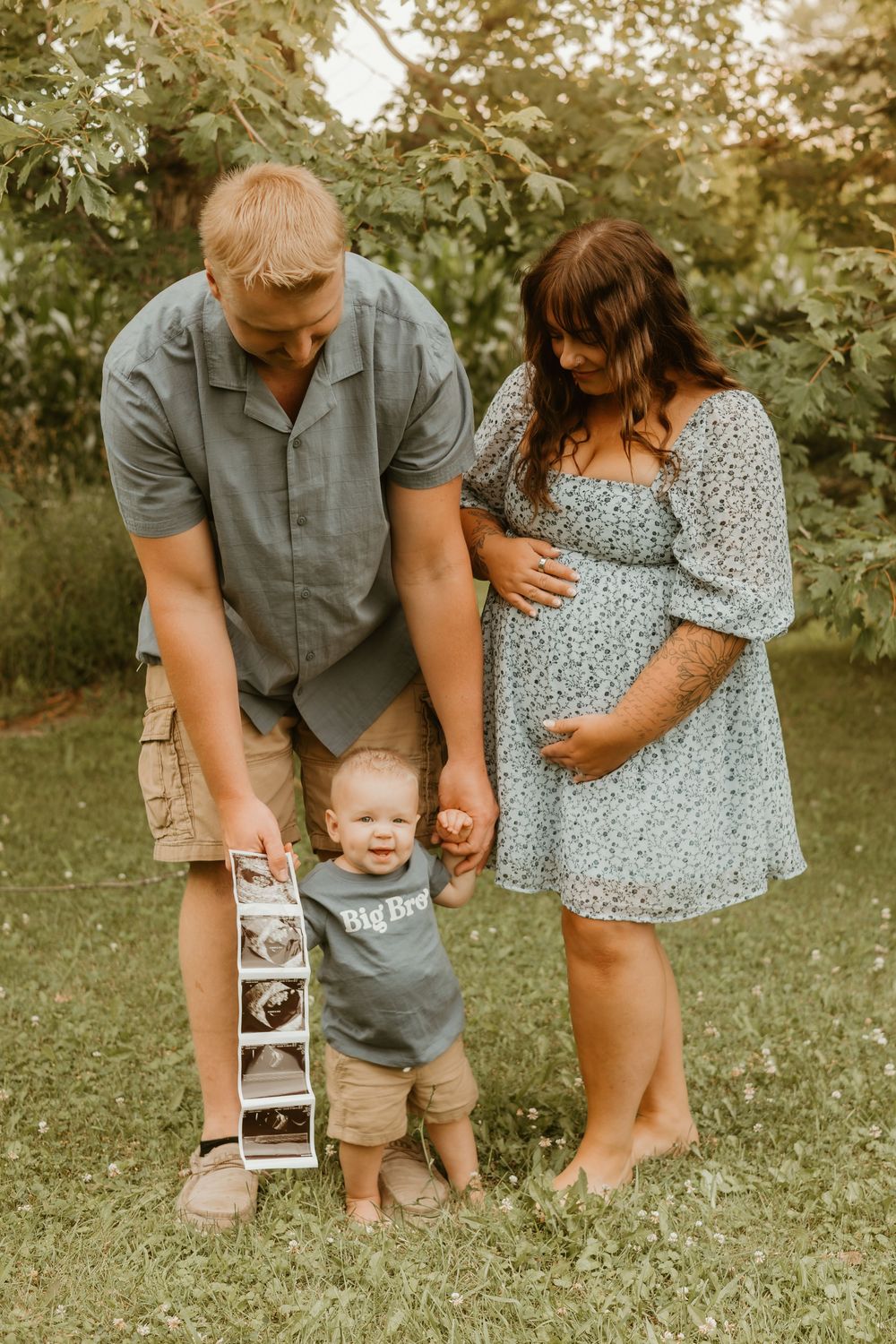 family announcement pregnancy