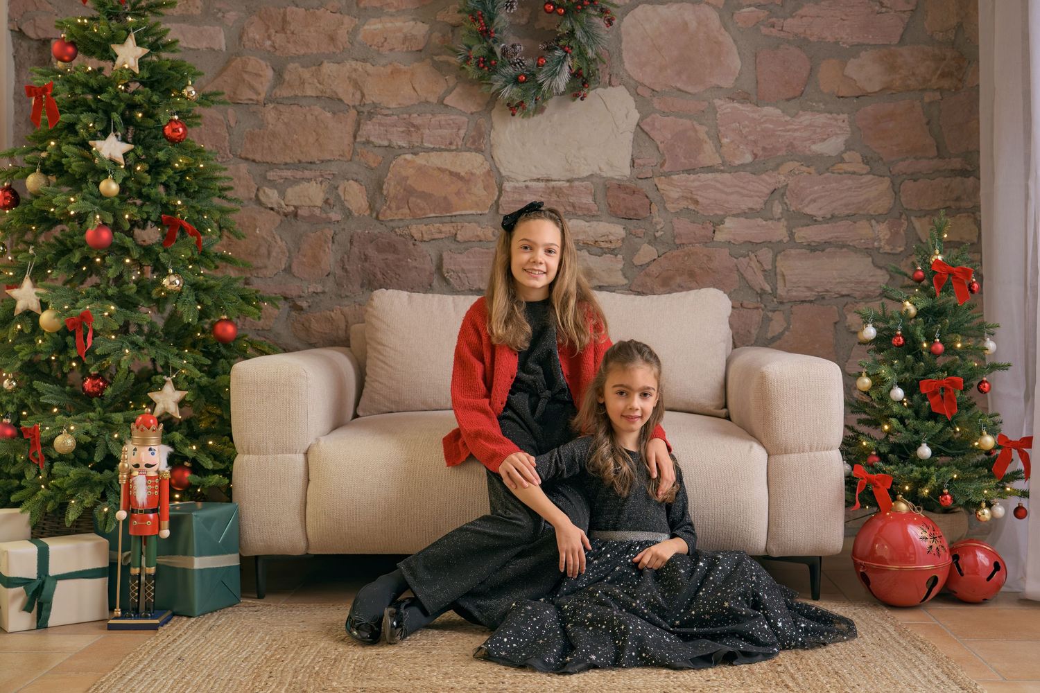 Mini séance de Noël en Alsace, entre Strasbourg et Colmar