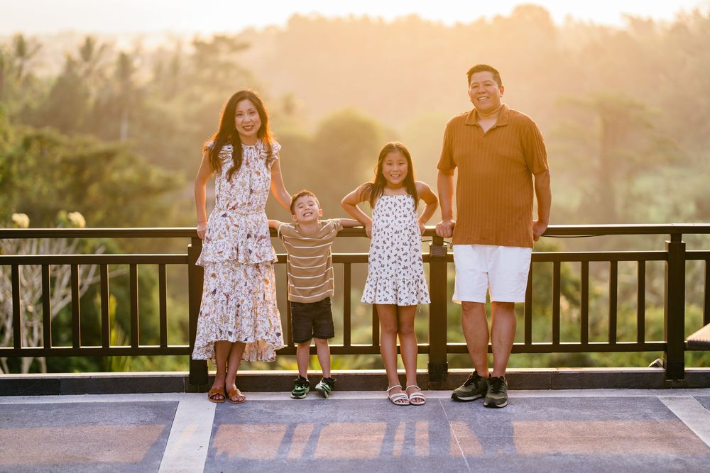 Lifestyle family photography at Samaya Ubud Bali