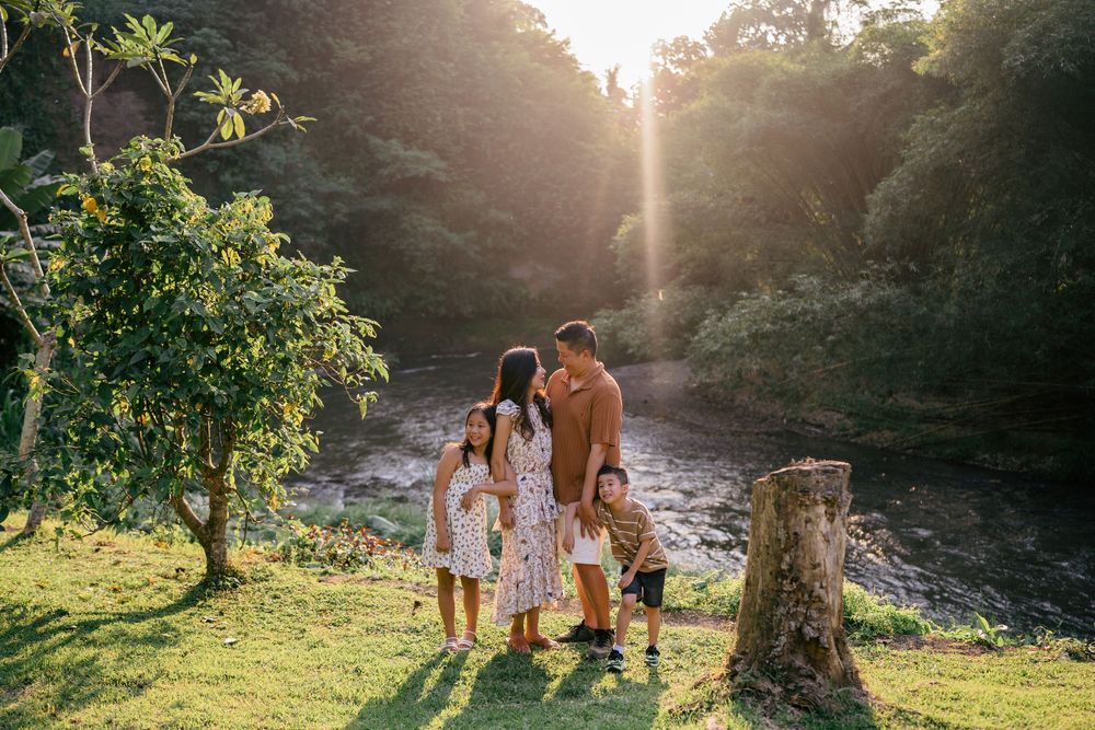 Family vacation photography at The Samaya Ubud