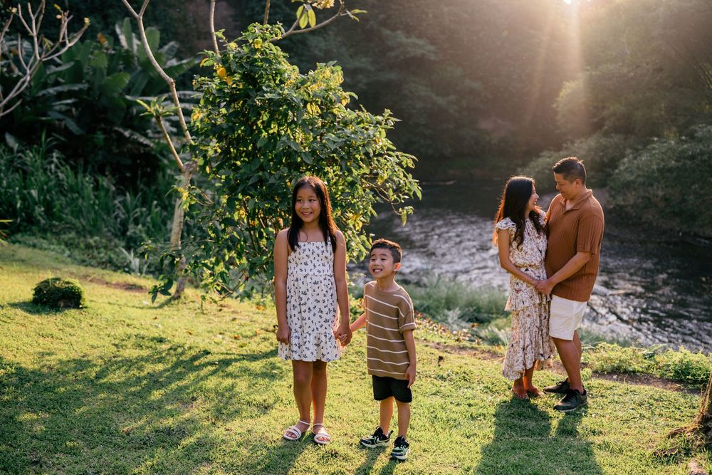 Family vacation photography at The Samaya Ubud