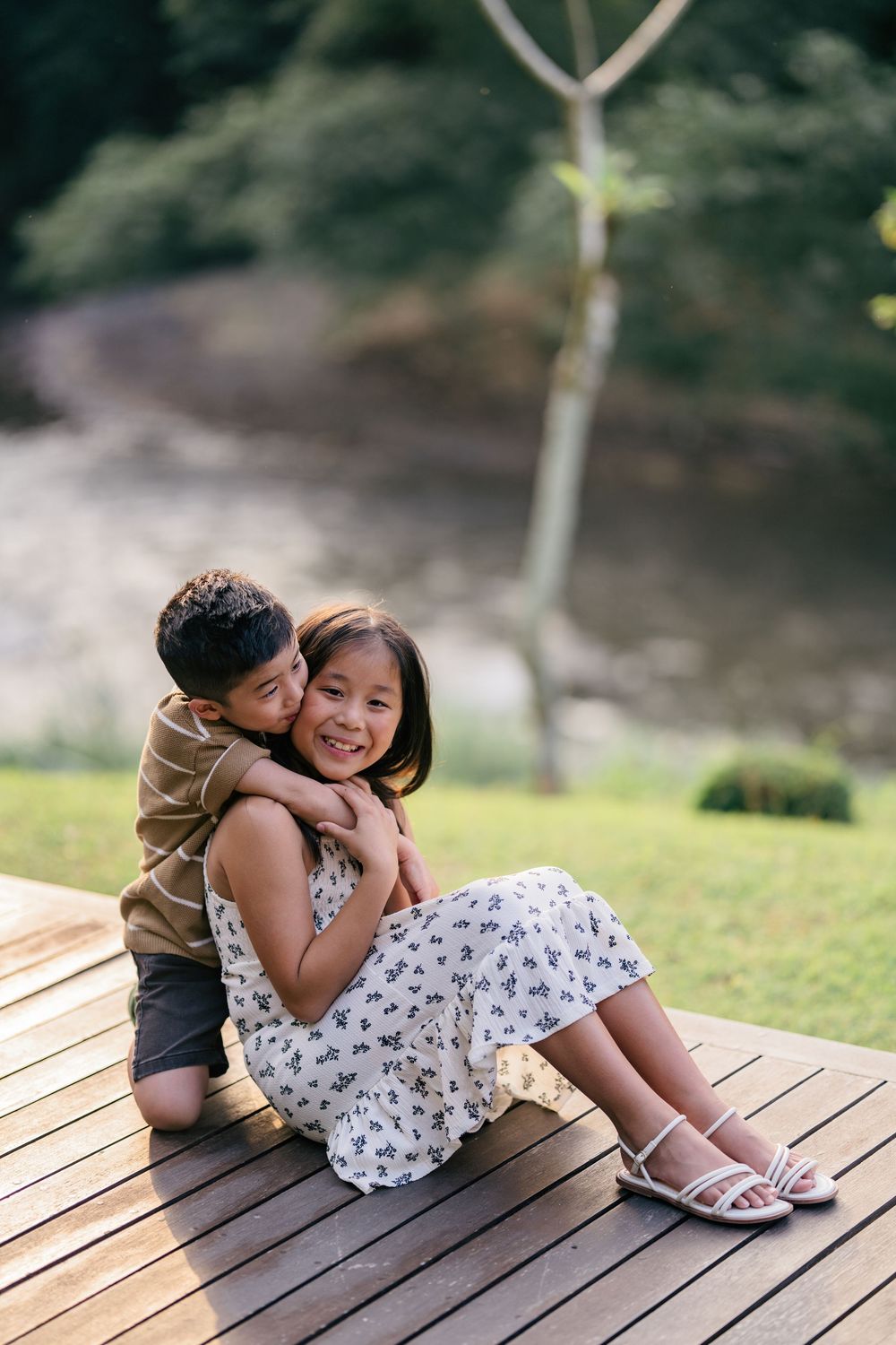 Family vacation photography at The Samaya Ubud