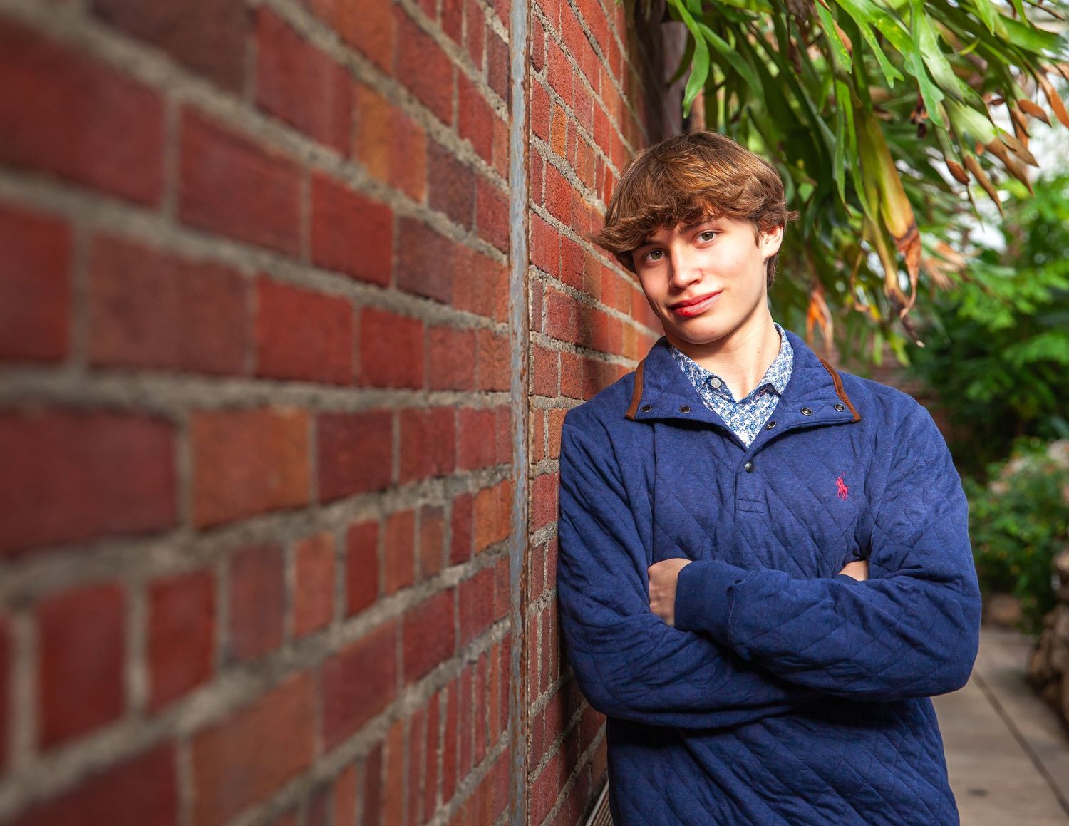 high school senior at rockefeller greenhouse in cleveland, best indoor location for high school seniors, best senior photographer in Clevela