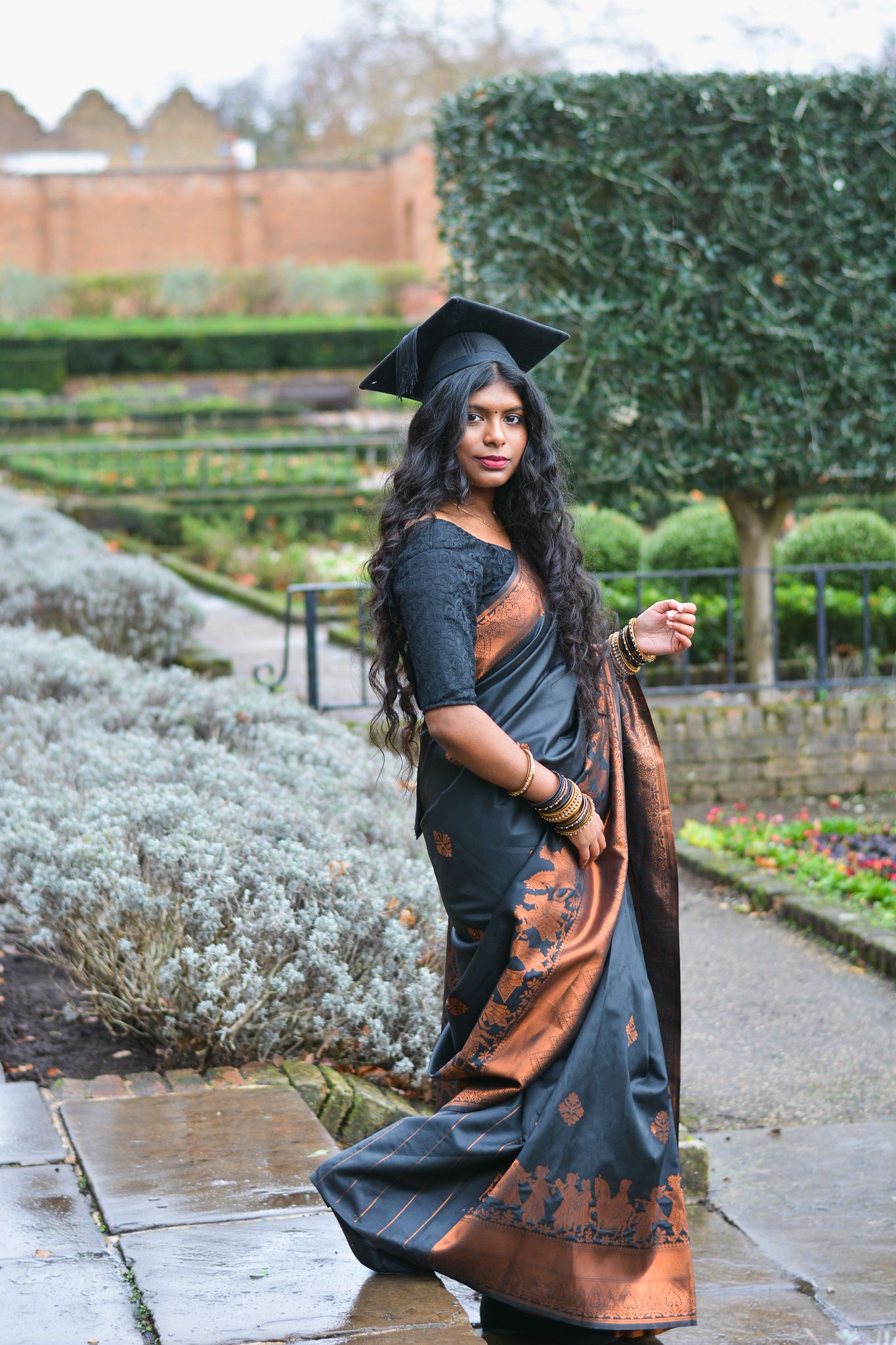 Graduation portrait of women