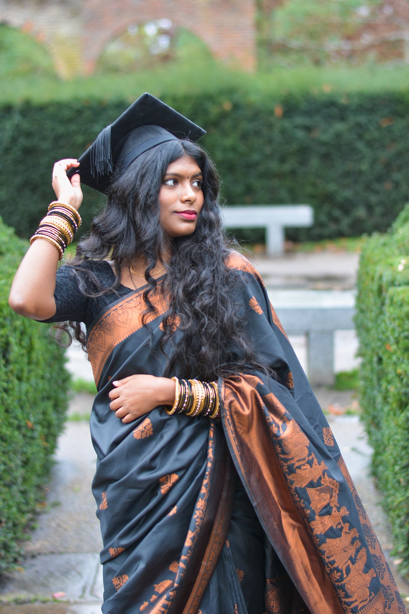 Graduation portrait of women