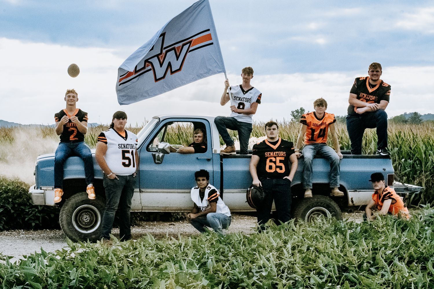 Senior Football Theme Shoot, 2025 Seniors