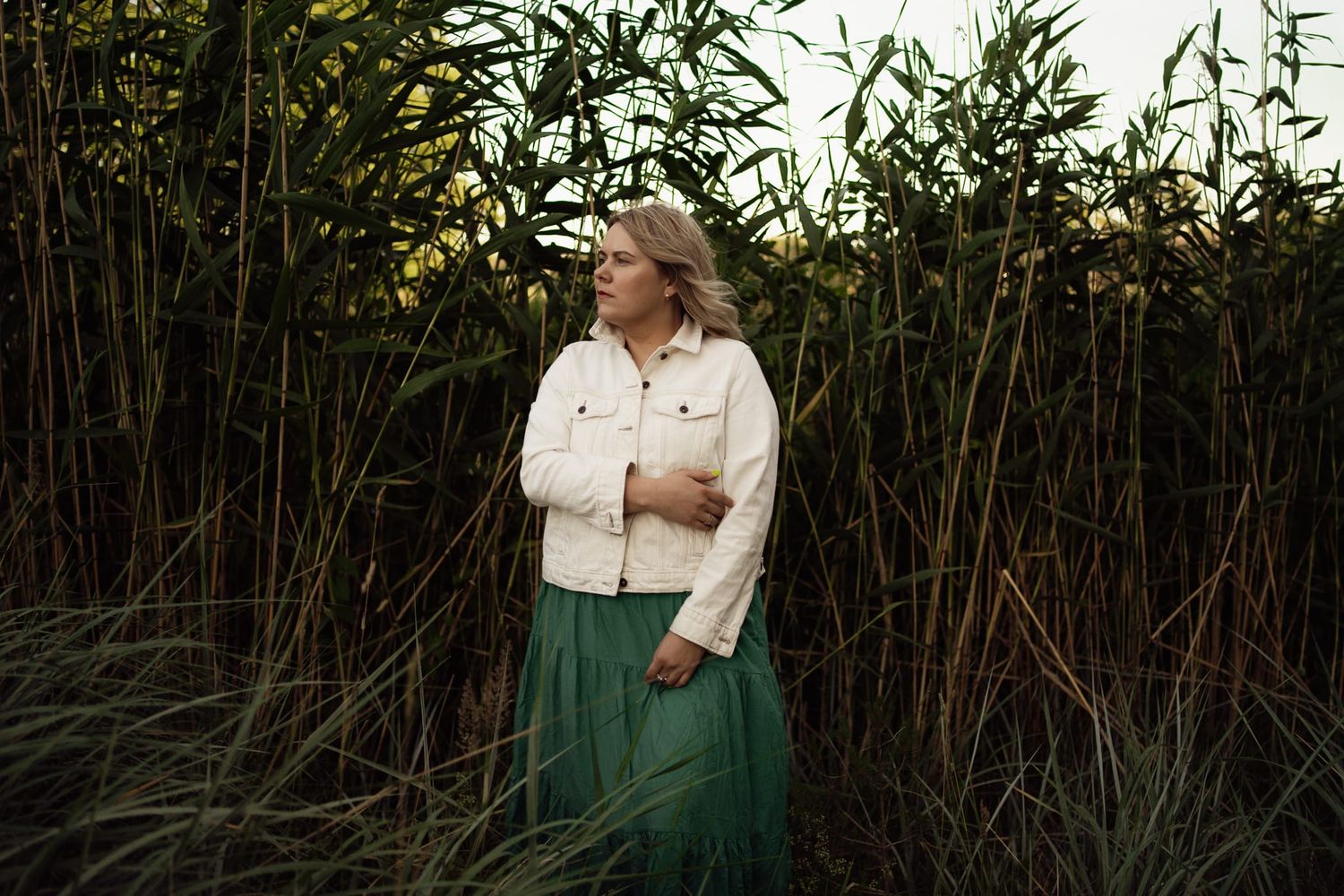 Natural light portrait of women