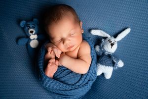 Blue baby boy
