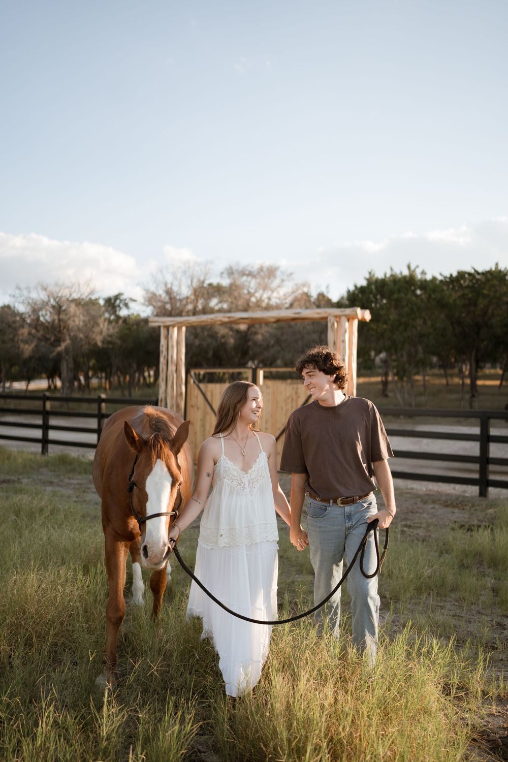 Engagement Photos with a Horse