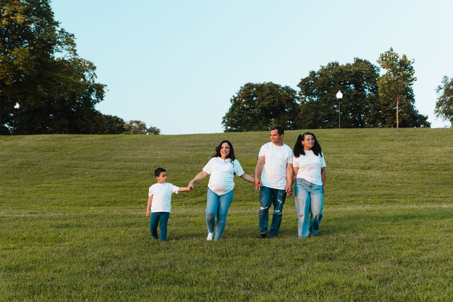 Personalized family photography sessions for English and Spanish-speaking families in Baltimore.