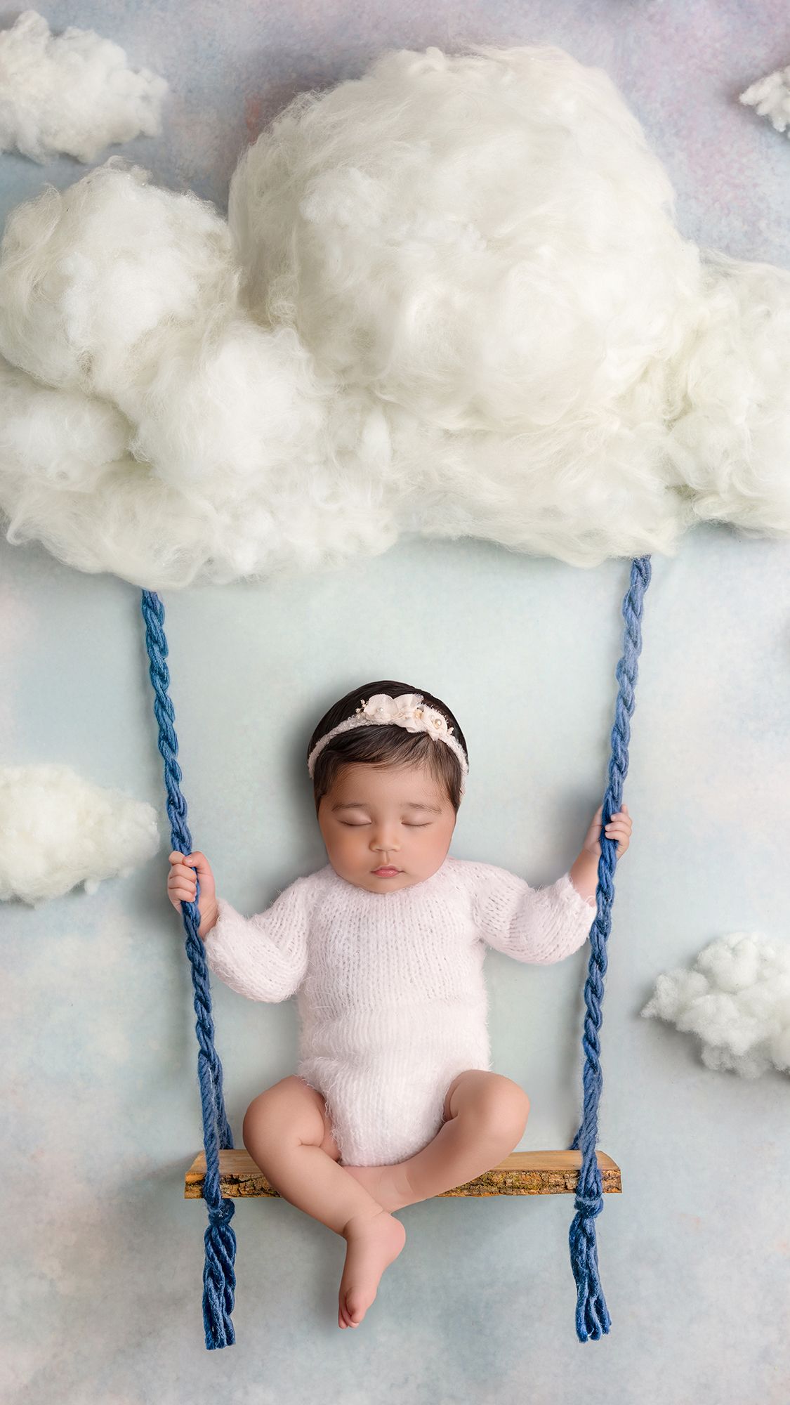Professional newborn photography session for 2-week-old baby in Hillingdon