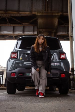 Street style portrait taken in Richmond Virginia by Chris Suits Photography