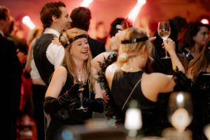 guest dancing at wedding day