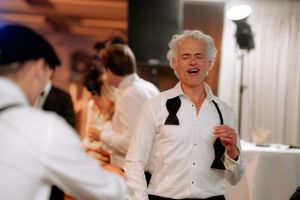 guest dancing at wedding day