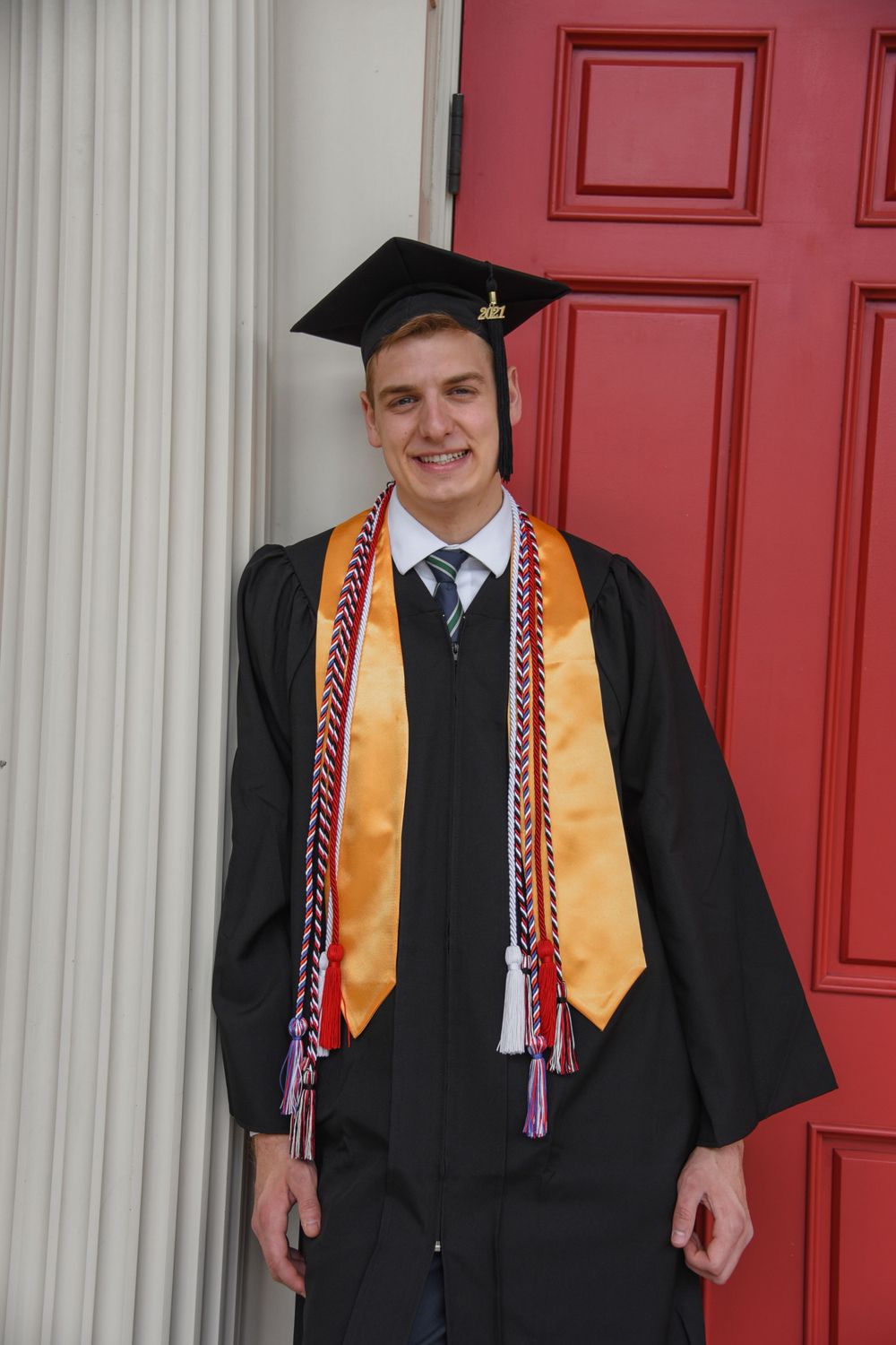 Graduation photo of young man Regent University