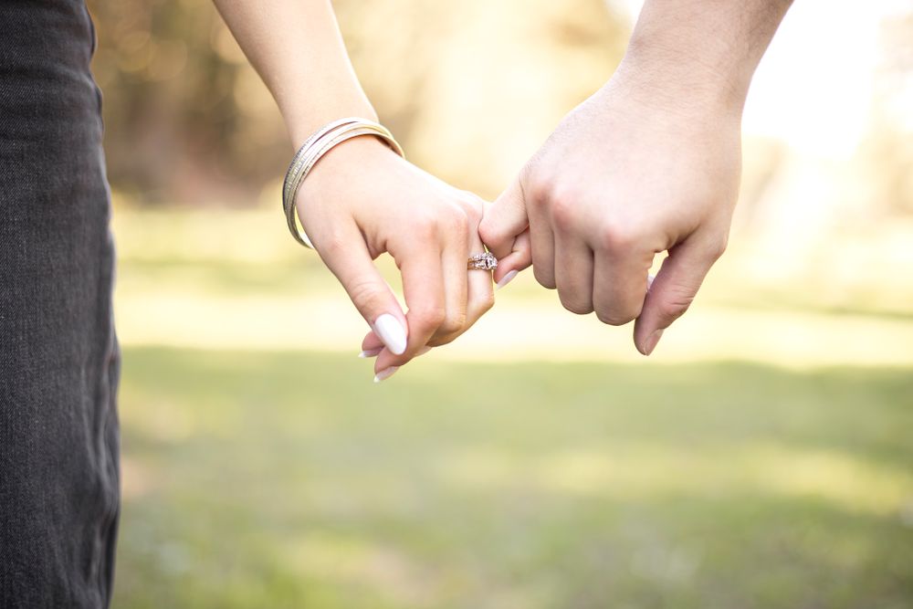 Engagement Pinky Swear Promise by Memorari Portrait