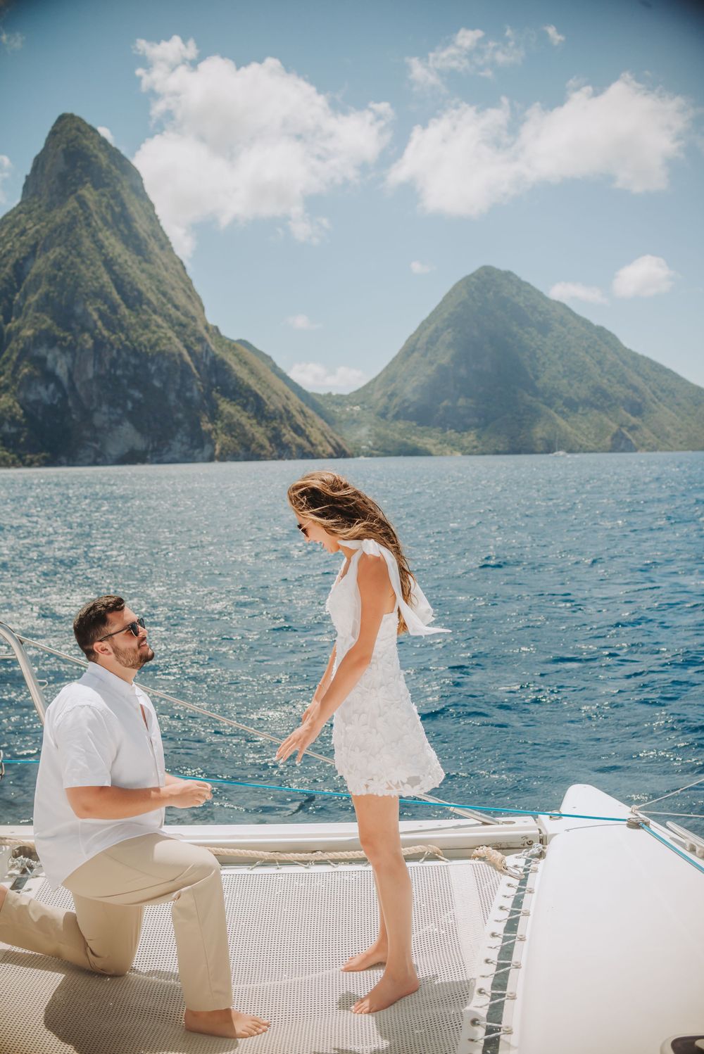 surprise proposal in St Lucia- St Lucia wedding photographer