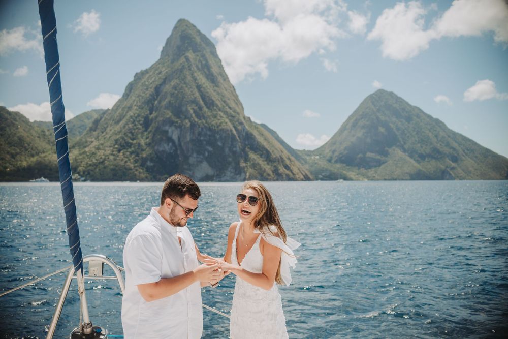 surprise proposal in Soufriere, St Lucia- St Lucia wedding photographer