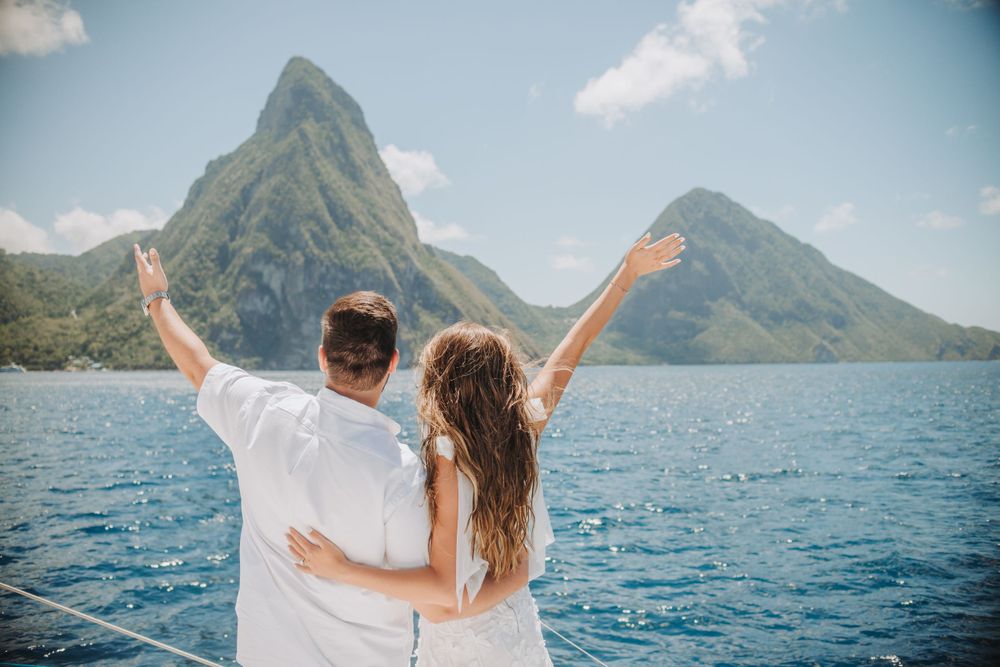 surprise proposal in Soufriere, St Lucia- St Lucia wedding photographer