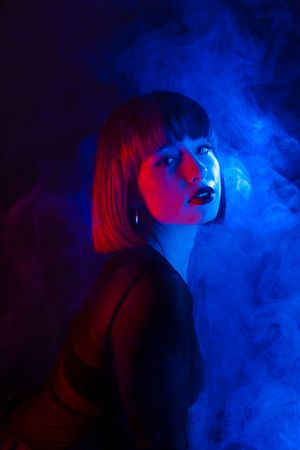 shooting artistique fumée light couleurs lumières pays basque bayonne photographe