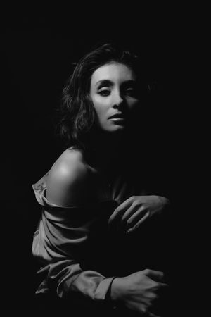 shooting studio portrait lumière pays basque noir et blanc bayonne