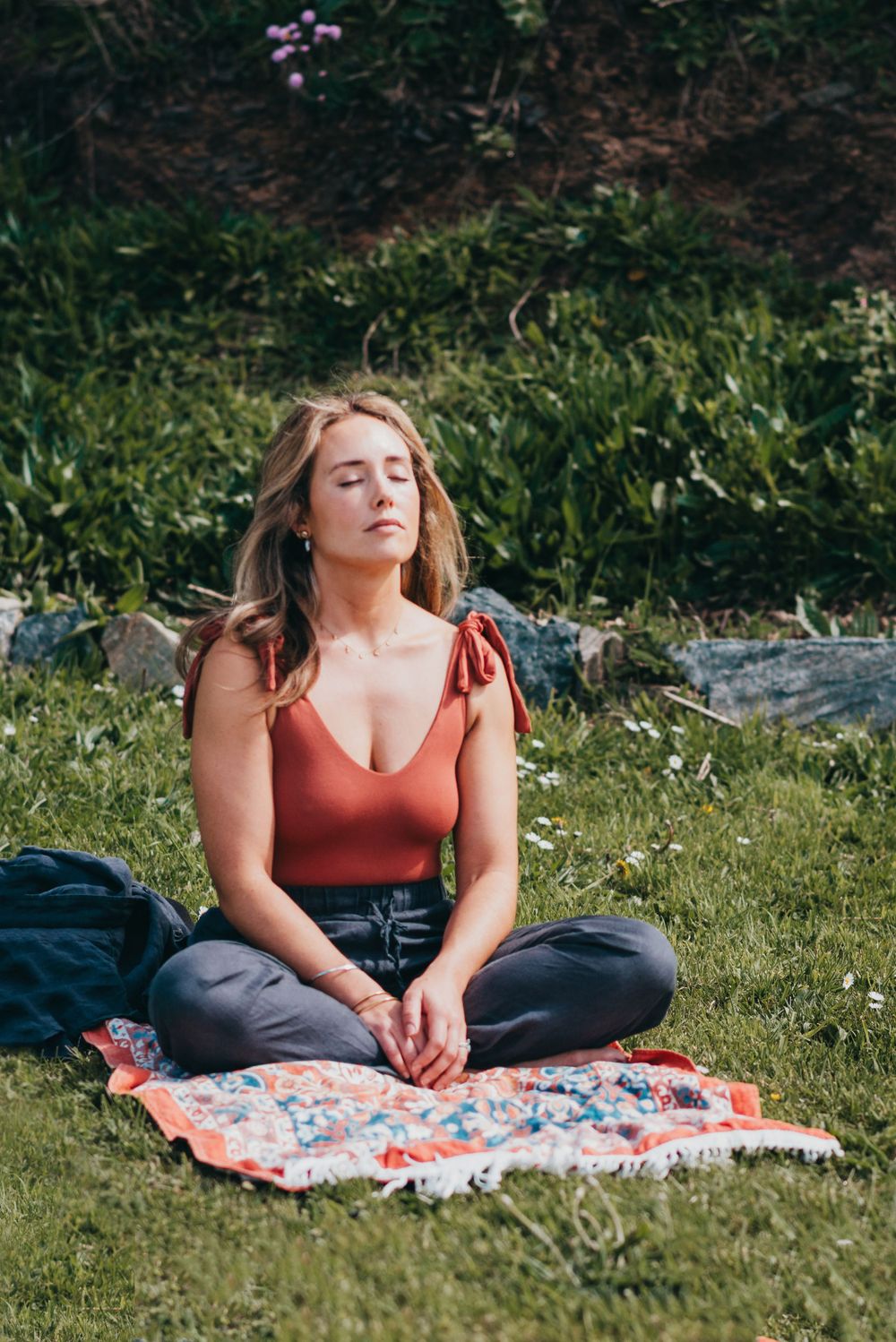Yoga photography in Cornwall