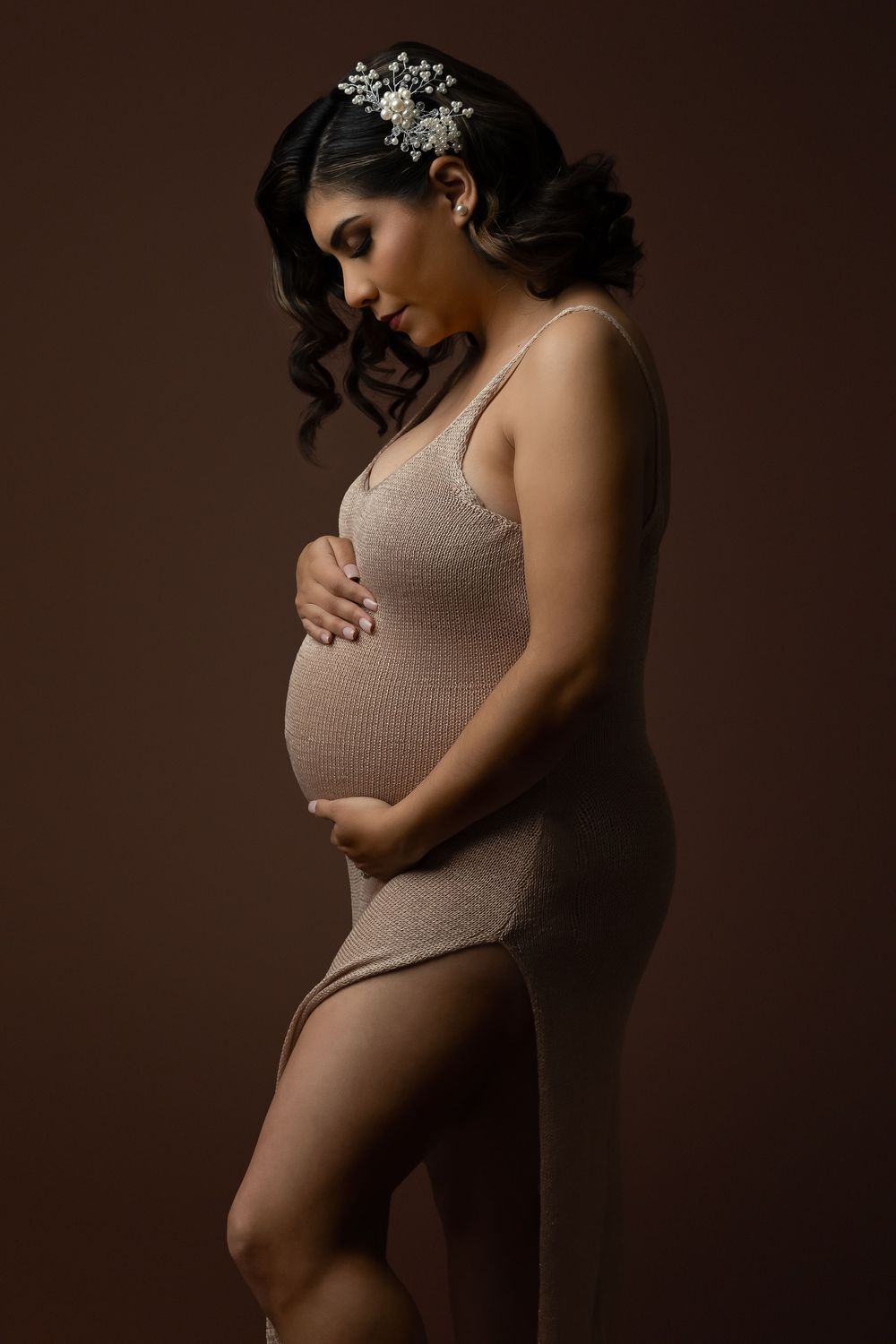maternity studio photographer in greensboro