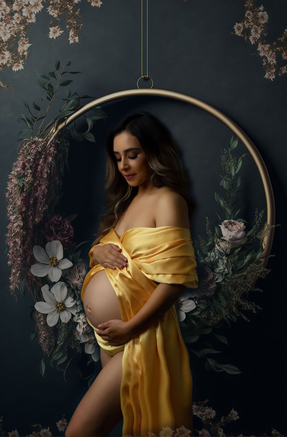 maternity studio photographer in greensboro