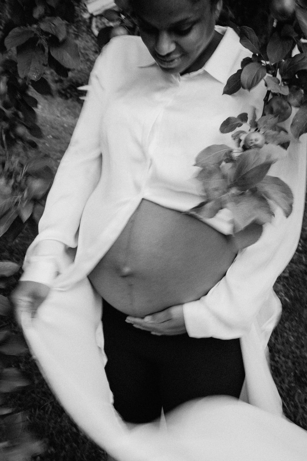 Gravidfotografering naturlig Marks kommun