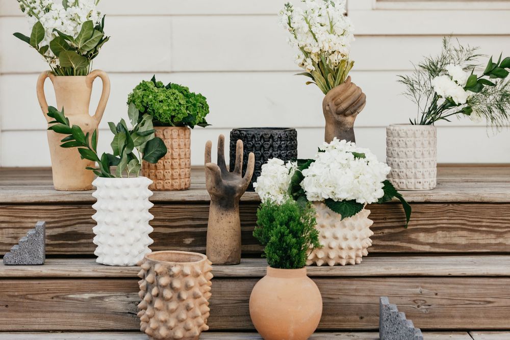 Studio CM pottery planters custom-made