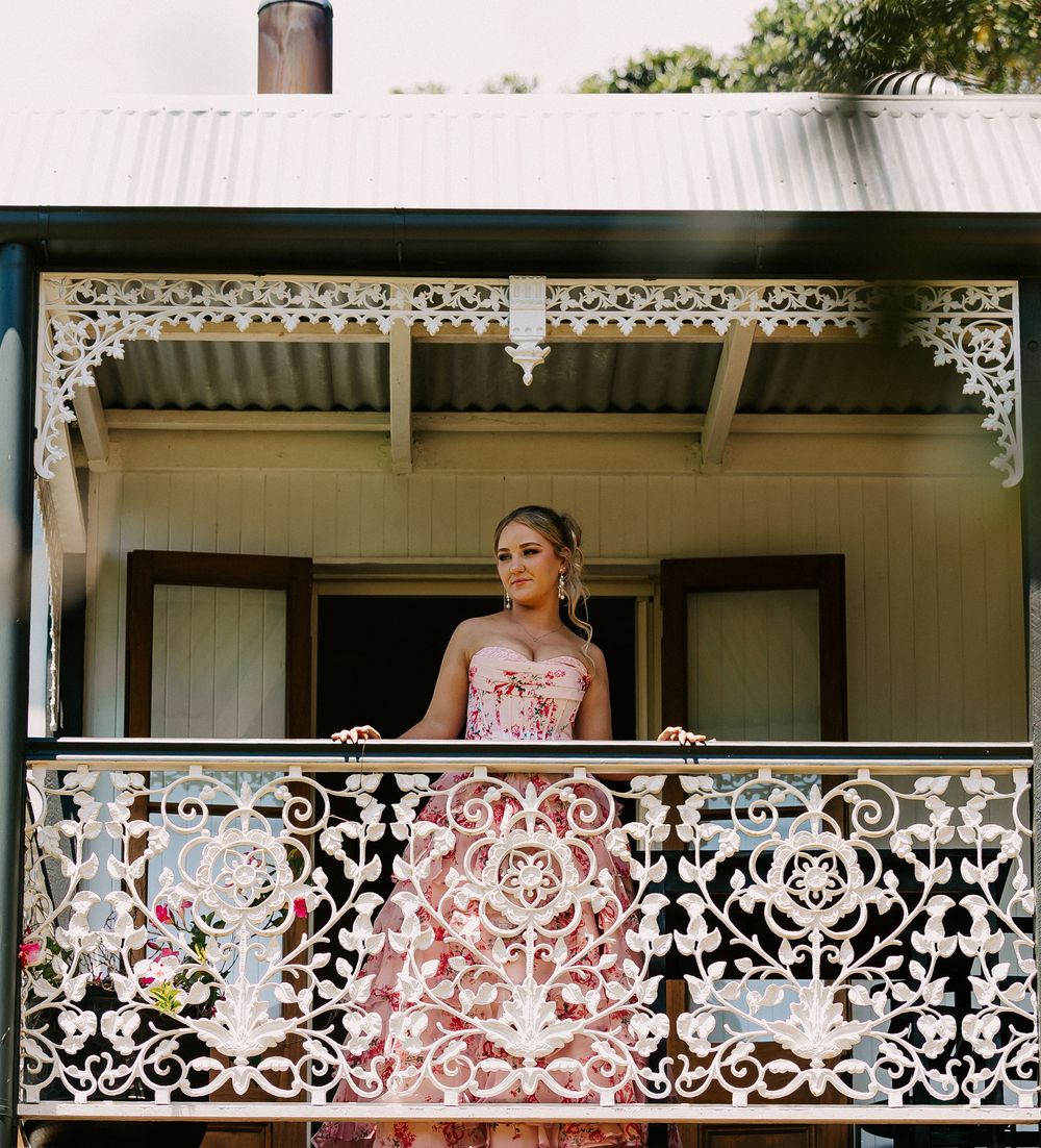 Formal photography session held at Middleton House Maleny on the Sunshine Coast.