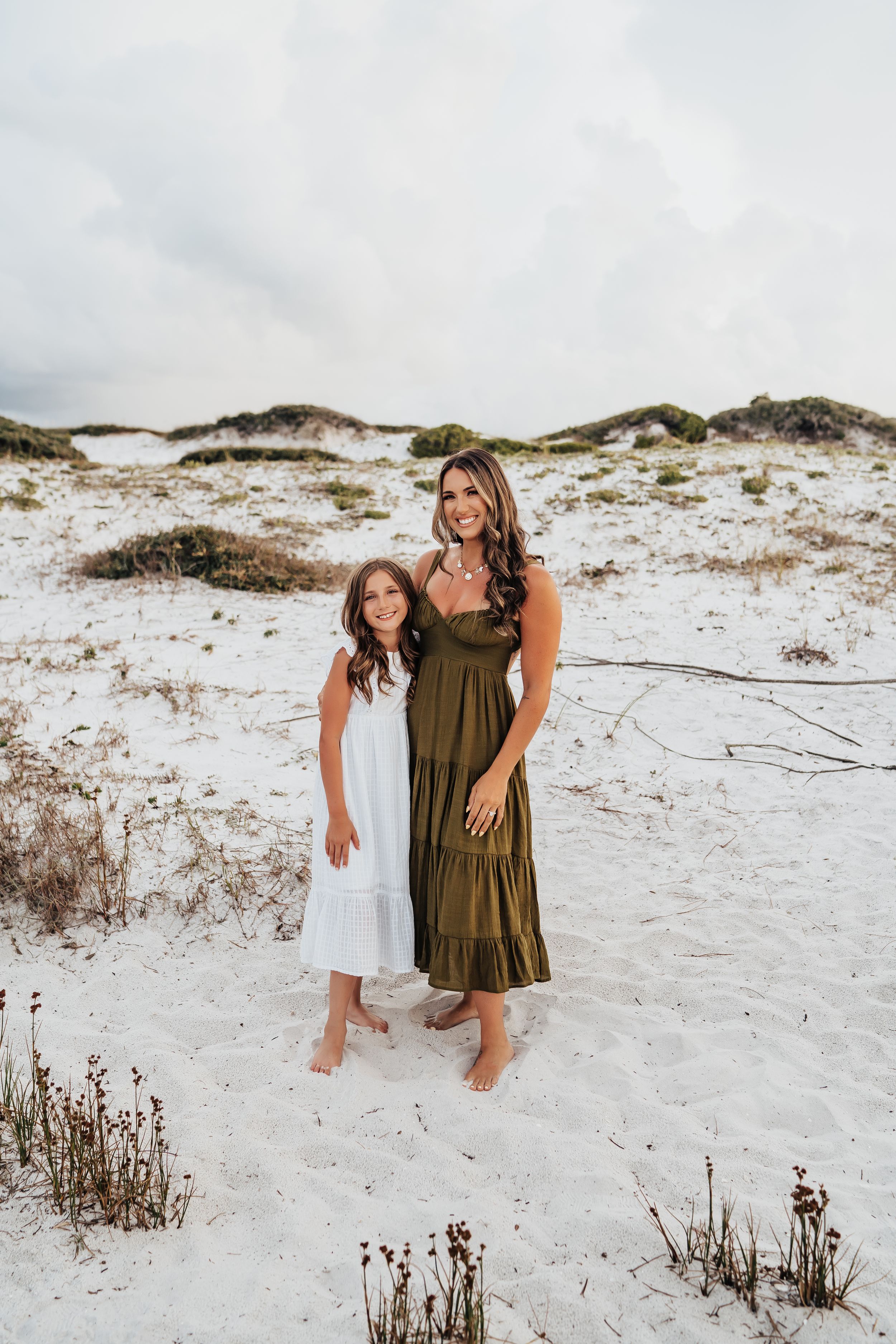 30A Grayton Beach family photo session - 3 generations of mom, daughter, granddaughter