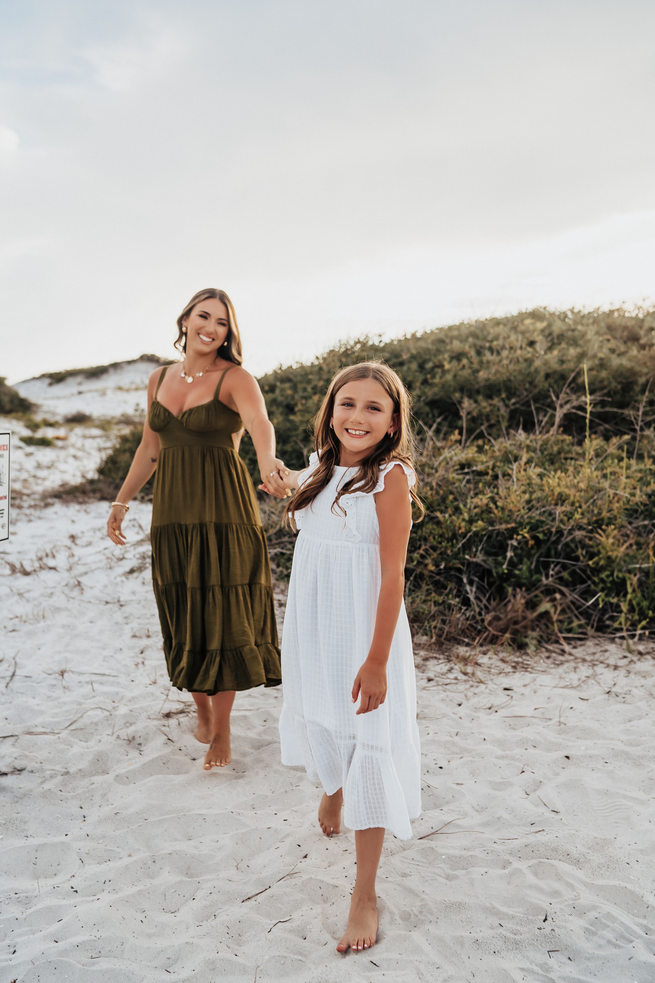 30A Grayton Beach family photo session - 3 generations of mom, daughter, granddaughter