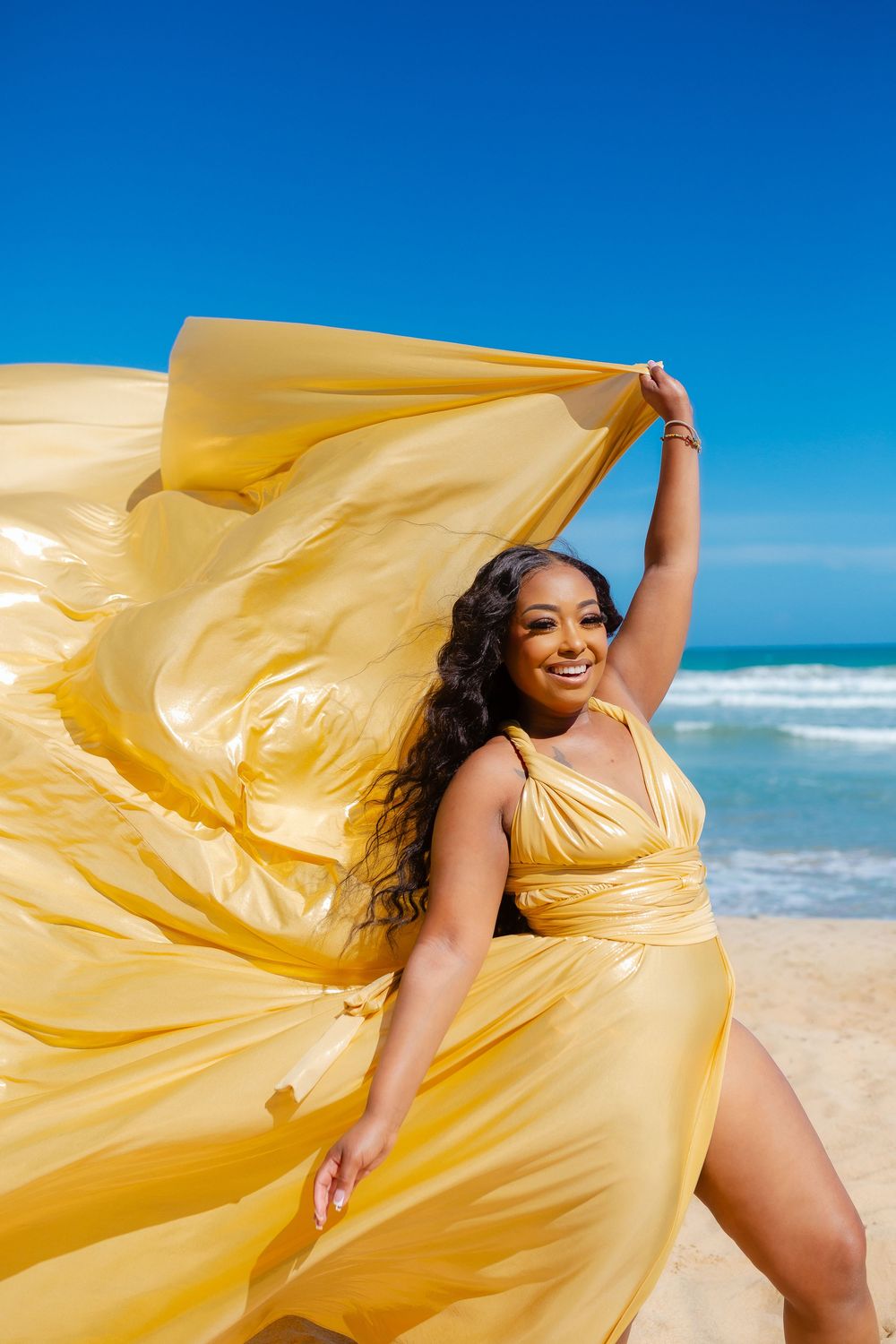 Flying dress Punta Cana, Photo session on the beach. For woman, couple, celebrate birthday,  anniversary