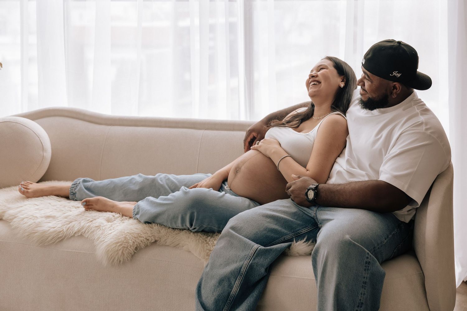 Maternity session at Bloom Studio in Rochester, NY