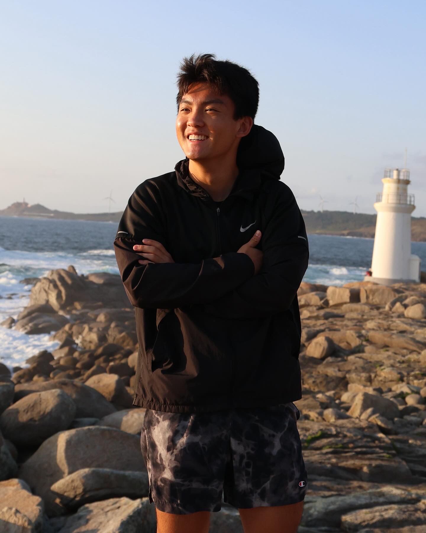 Beach view, lighthouse, sunset Luke Ye photography, Luke Ye,