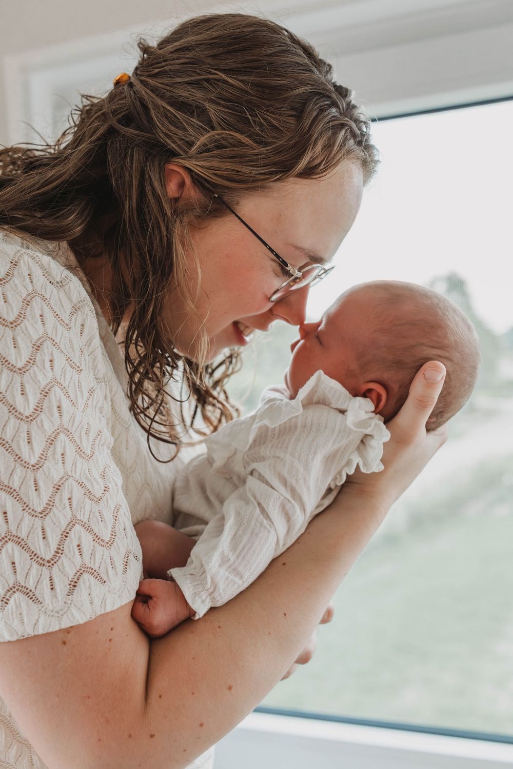 Moeder en dochter babyfotografie Zwolle