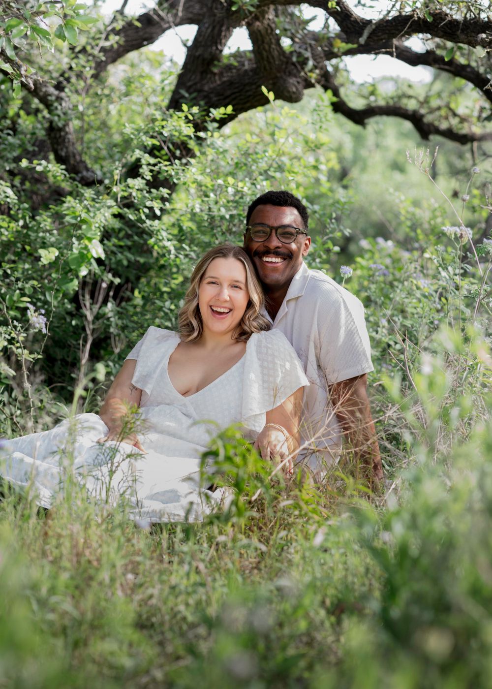 Couples Bluebonnet Mini Session Cedar Park Texas Brushy Creek Lake Park Pink Blooms