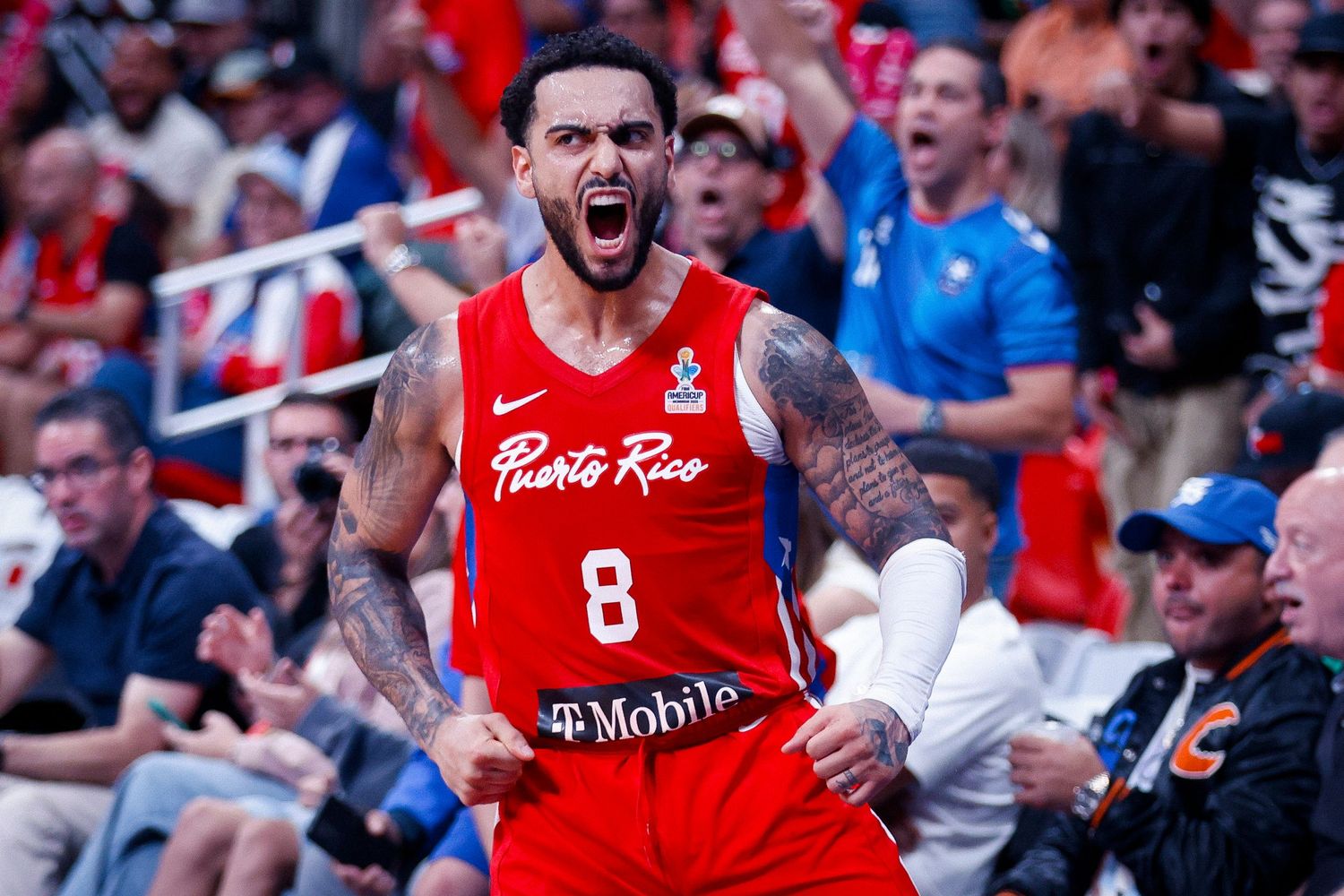 Markus Howard debuts with the Puerto Rico National Team in the FIBA AmeriCup 2025 Qualifiers.