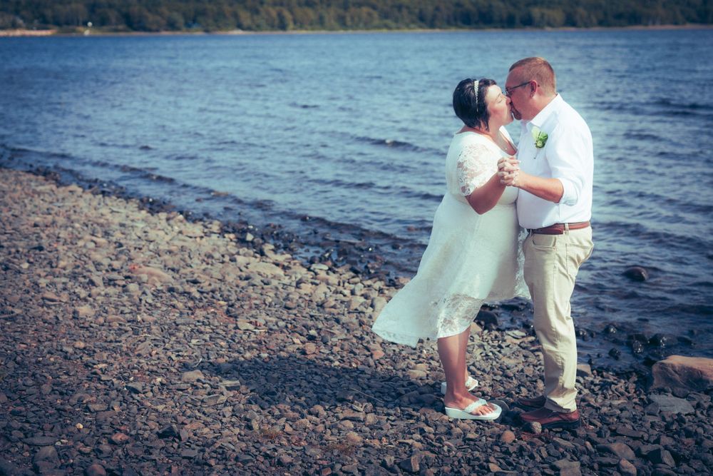 A wedding in Glenwood, NL