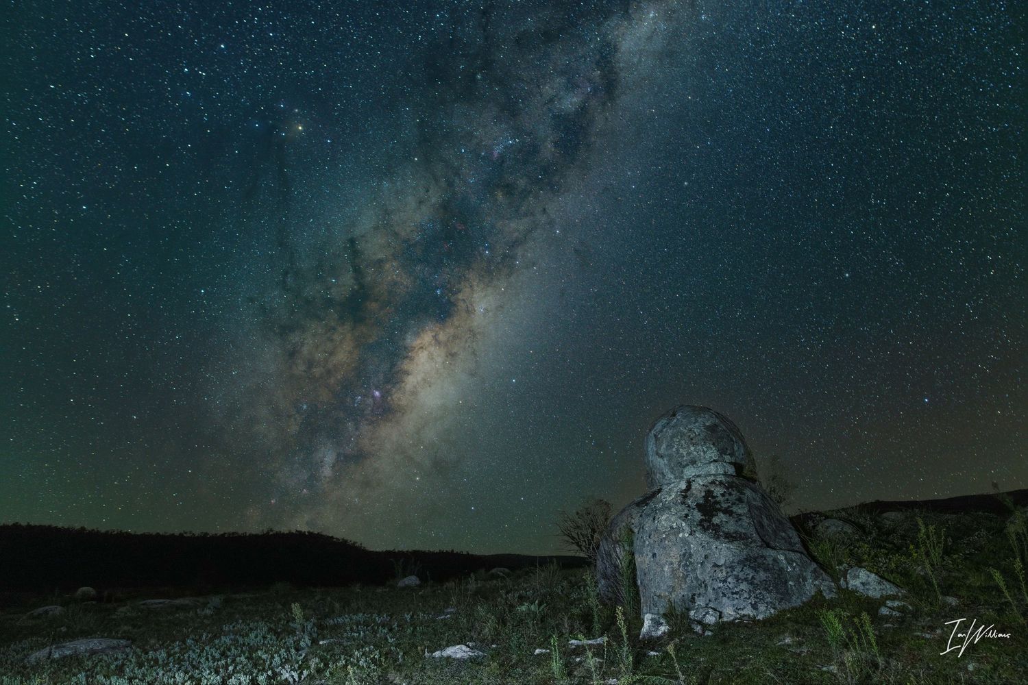 Milky Way landscape photography Namadgi National Park