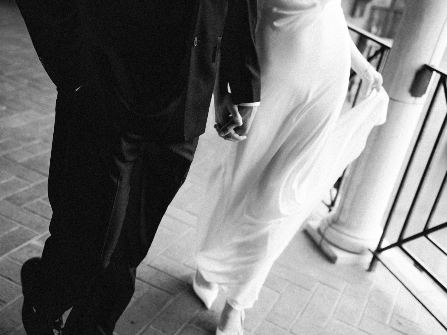 Black and white romantic couple portraits showing intimate moments.