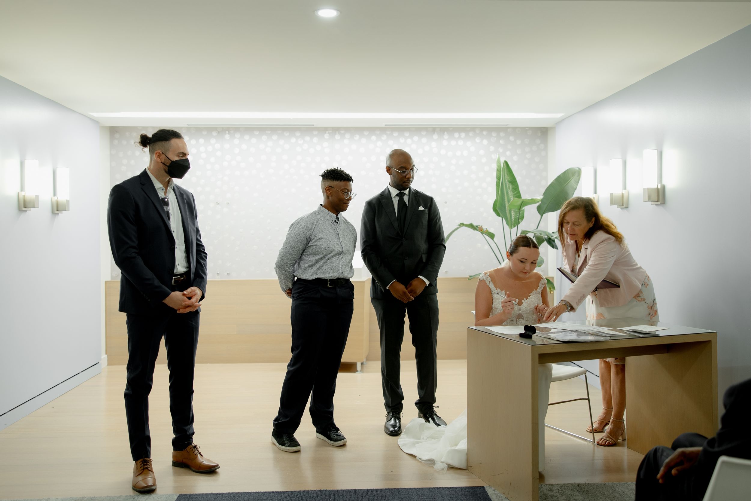 North York civic center ceremony wedding