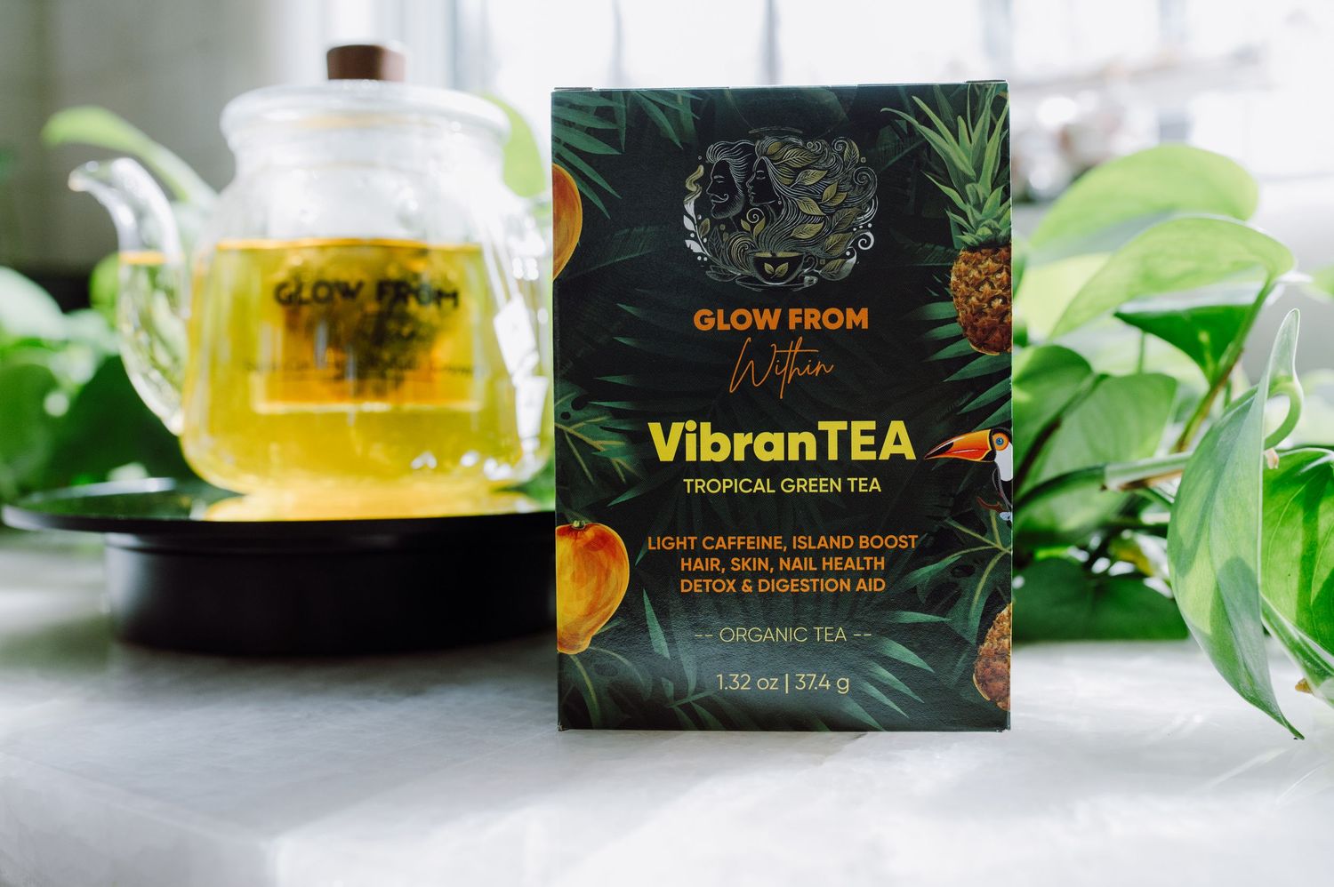Local New Jersey tea maker creating small batch herbal blends. Woman-owned tea business in New Jersey packaging handmade teas