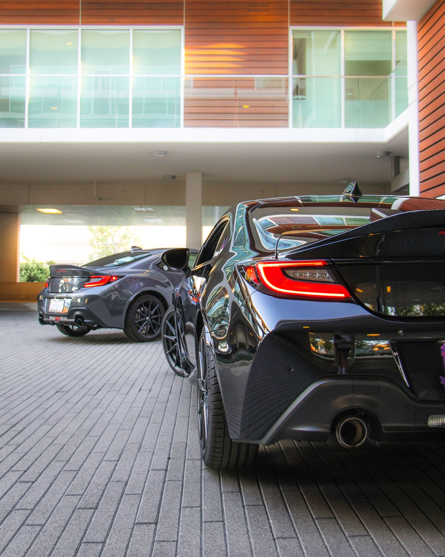 Two Toyota GR86s