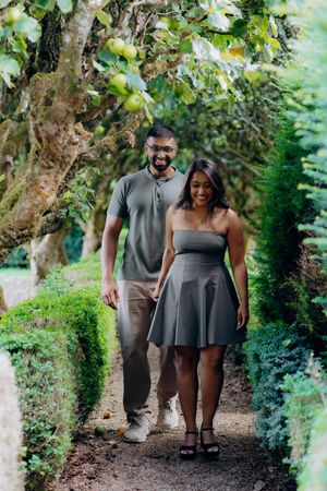 Proposal photoshoot near Stroud at Miserden garden captured by a Cotswolds wedding photographer.