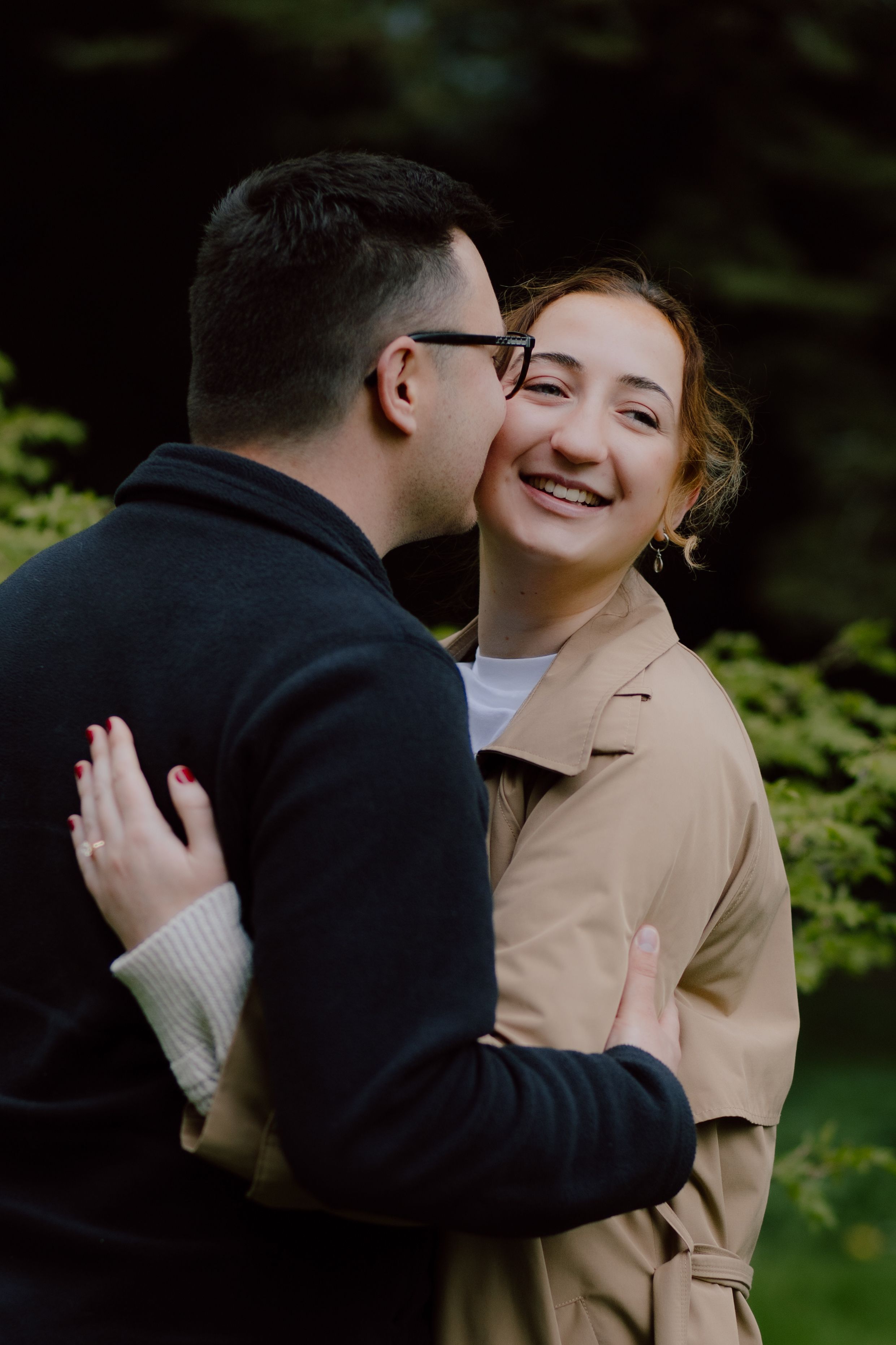 A stunning proposal at Westonbirt Arboretum captured by a Cotswolds engagement photographer.