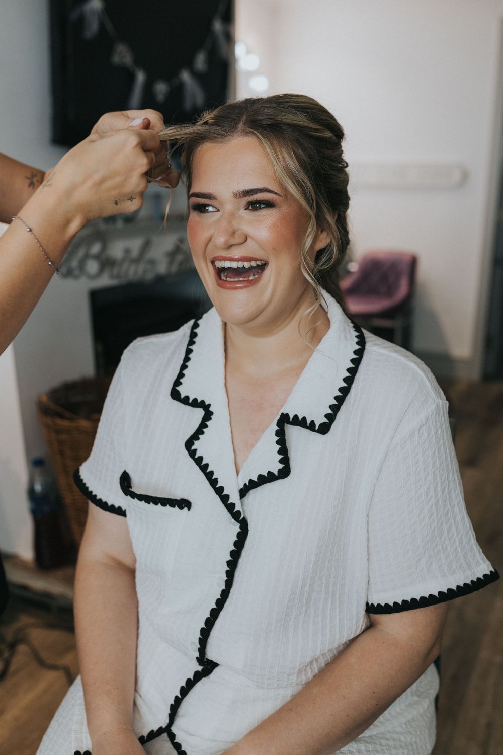 the wellbeing farm wedding photography bridal prep